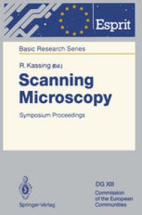 cover of the book Scanning Microscopy: Symposium Proceedings