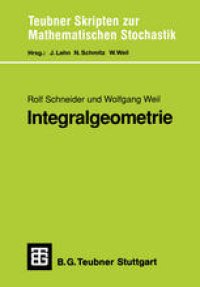 cover of the book Integralgeometrie