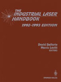 cover of the book The Industrial Laser Handbook: 1992–1993 Edition