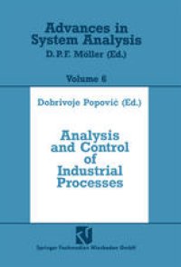 cover of the book Analysis and Control of Industrial Processes