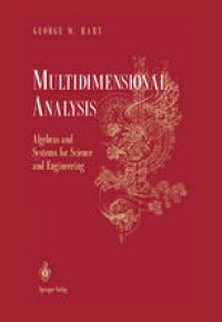 cover of the book Multidimensional Analysis: Algebras and Systems for Science and Engineering