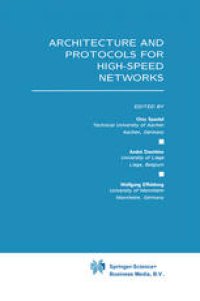 cover of the book Architecture and Protocols for High-Speed Networks