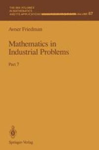 cover of the book Mathematics in Industrial Problems: Part 7