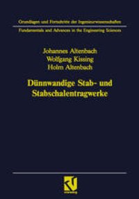 cover of the book Dünnwandige Stab- und Stabschalentragwerke: Modellierung und Berechnung im konstruktiven Leichtbau