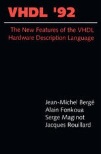 cover of the book VHDL’92