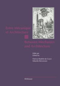 cover of the book Entre Mécanique et Architecture / Between Mechanics and Architecture