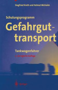 cover of the book Schulungsprogramm Gefahrguttransport: Tankwagenfahrer