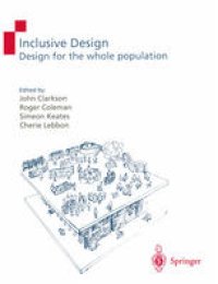 cover of the book Inclusive Design: Design for the Whole Population