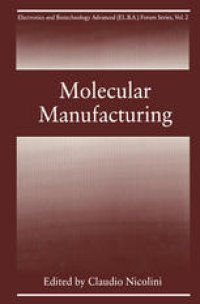 cover of the book Molecular Manufacturing