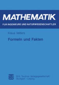 cover of the book Formeln und Fakten