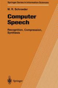 cover of the book Computer Speech: Recognition, Compression, Synthesis