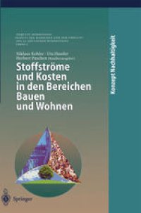 cover of the book Stoffströme und Kosten in den Bereichen Bauen und Wohnen