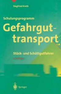 cover of the book Schulungsprogramm Gefahrguttransport: Stück- und Schüttgutfahrer