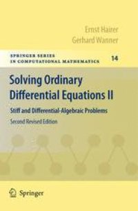 cover of the book Solving Ordinary Differential Equations II: Stiff and Differential-Algebraic Problems