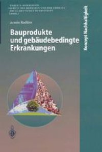 cover of the book Bauprodukte und gebäudebedingte Erkrankungen