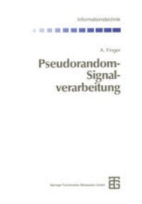 cover of the book Pseudorandom-Signalverarbeitung