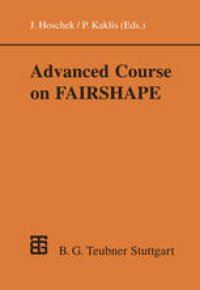 cover of the book Advanced Course on FAIRSHAPE