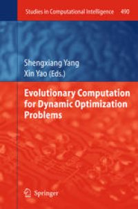 cover of the book Evolutionary Computation for Dynamic Optimization Problems