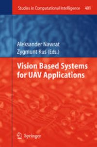 cover of the book Vision Based Systemsfor UAV Applications