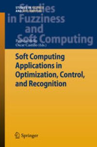 cover of the book Soft Computing Applications in Optimization, Control, and Recognition