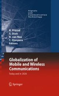 cover of the book Globalization of Mobile and Wireless Communications: Today and in 2020