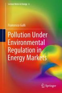 cover of the book Pollution Under Environmental Regulation in Energy Markets