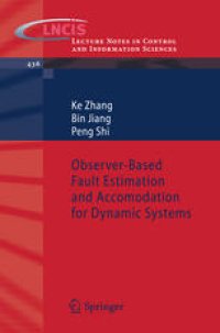 cover of the book Observer-Based Fault Estimation and Accomodation for Dynamic Systems