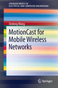 cover of the book MotionCast for Mobile Wireless Networks