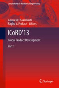 cover of the book ICoRD'13: Global Product Development