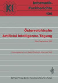 cover of the book Österreichische Artificial Intelligence-Tagung: Wien, 24.–27. September 1985