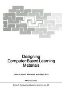 cover of the book Designing Computer-Based Learning Materials