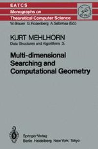 cover of the book Data Structures and Algorithms 3: Multi-dimensional Searching and Computational Geometry