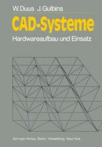 cover of the book CAD-Systeme: Hardwareaufbau und Einsatz