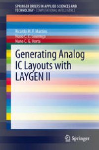 cover of the book Generating Analog IC Layouts with LAYGEN II