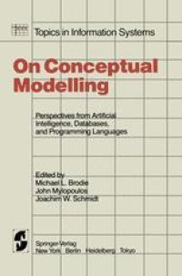 cover of the book On Conceptual Modelling: Perspectives from Artificial Intelligence, Databases, and Programming Languages