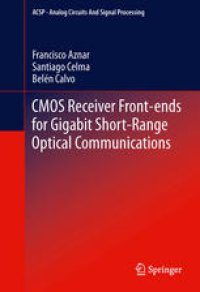 cover of the book CMOS Receiver Front-ends for Gigabit Short-Range Optical Communications