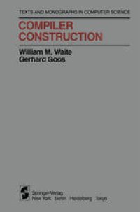 cover of the book Compiler Construction