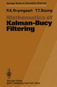 cover of the book Mathematics of Kalman-Bucy Filtering