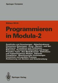 cover of the book Programmieren in Modula-2