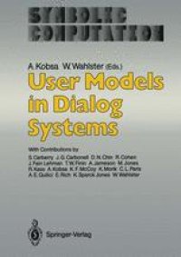 cover of the book User Models in Dialog Systems