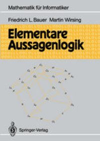 cover of the book Elementare Aussagenlogik