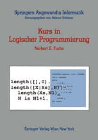 cover of the book Kurs in Logischer Programmierung