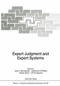 cover of the book Expert Judgment and Expert Systems