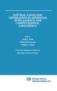 cover of the book Natural Language Generation in Artificial Intelligence and Computational Linguistics