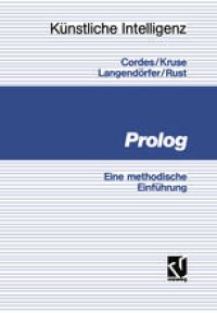 cover of the book Prolog: Eine methodische Einführung