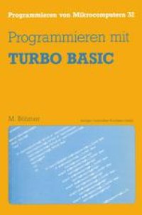 cover of the book Programmieren mit TURBO BASIC
