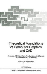 cover of the book Theoretical Foundations of Computer Graphics and CAD