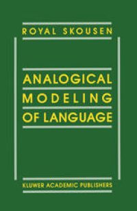 cover of the book Analogical Modeling of Language