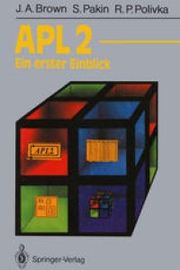 cover of the book APL2: Ein erster Einblick