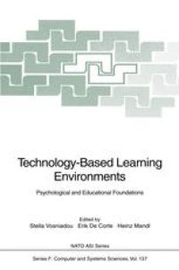 cover of the book Technology-Based Learning Environments: Psychological and Educational Foundations